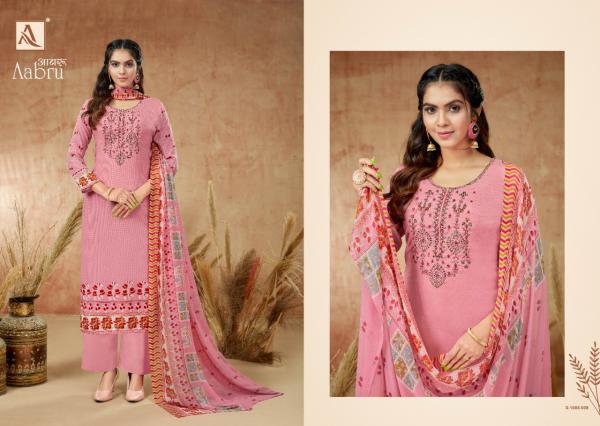 Alok Aabru 4 Festive Wear Designer Cotton Dress Material Collection